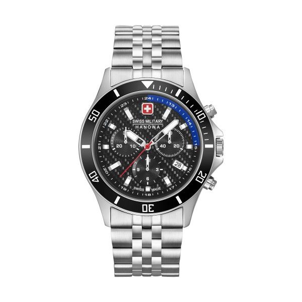 Relógio Swiss Military Flagship Racer Prateado SM0653370400703