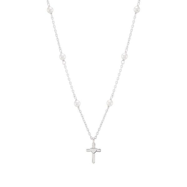 COLAR BOW HAPPY MINI ME DAUGTHER PEARLS CROSS BH.CL.0117.0025