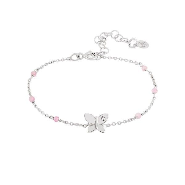 PULSEIRA BOW HAPPY MINI ME DAUGTHER PINK BEADS BUTTERFLY BH.PU.0117.0024