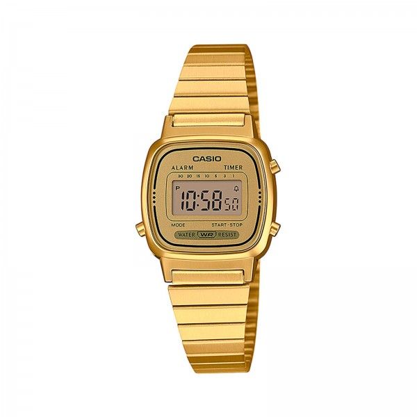Relógio Casio Vintage Dourado LA670WEGA-9EF