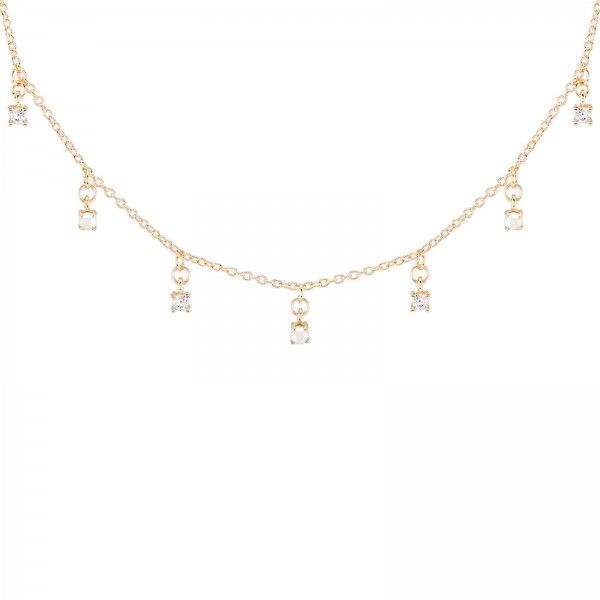 Colar Unike Mia Rose Pearls & Solitaires Gold UK.CL.1204.0232