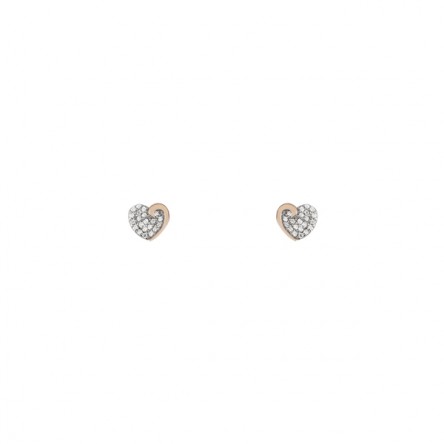 Love In Rose Heart Earrings