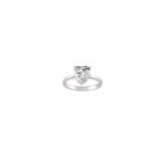Anel Classy Solitaire Heart