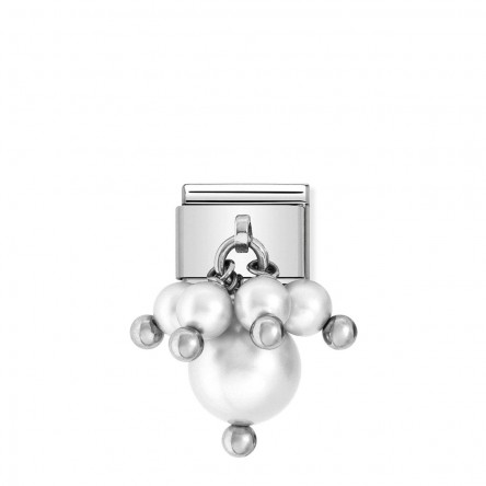 Swarowski Pearl White Charm