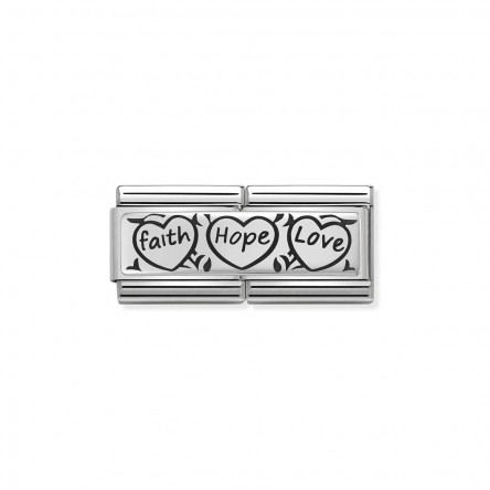 Faith Hope Love Charm