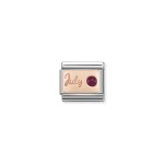 Charm Link NOMINATION Pedra m�s Julho (R�bi)