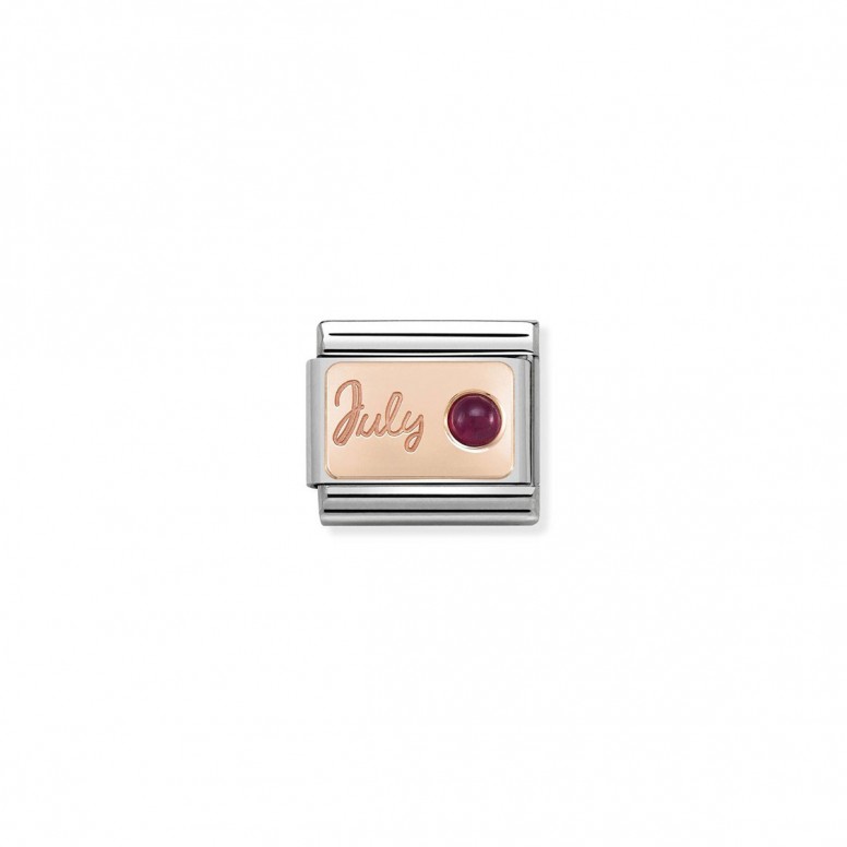 Charm Link NOMINATION Pedra m�s Julho (R�bi)