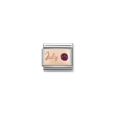 Charm Link NOMINATION Pedra m�s Julho (R�bi)