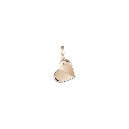 Charm Love Stories Heart Rose Gold