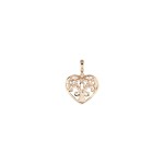 Charm Love Stories Heart Tree Of Life Rose Gold