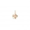 Charm BOW HAPPY Love Stories Flower Rose Gold