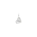 Charm Love Stories Heart Silver