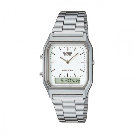 Vintage Edgy Silver Watch