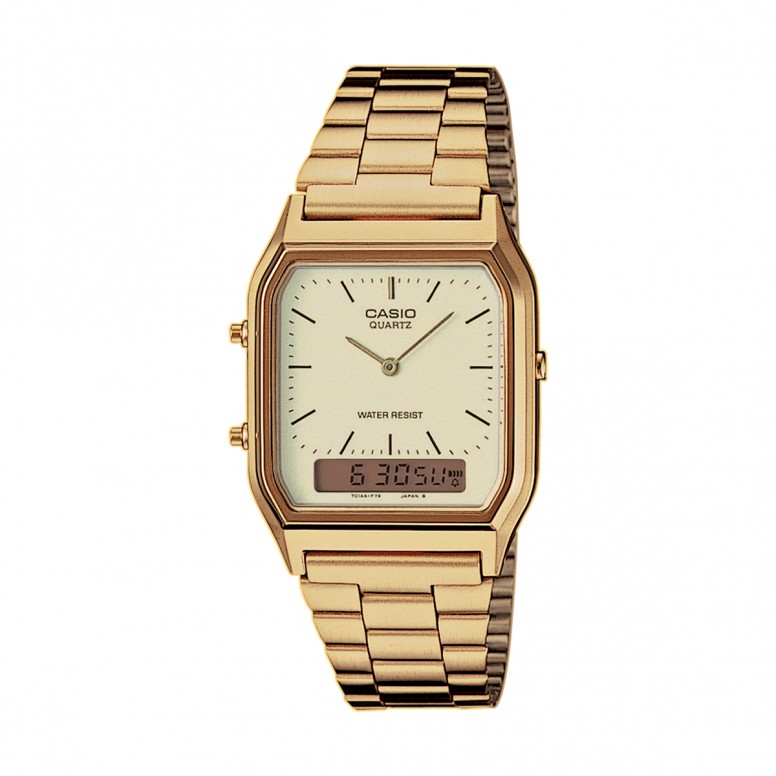 Golden Edgy Vintage Watch