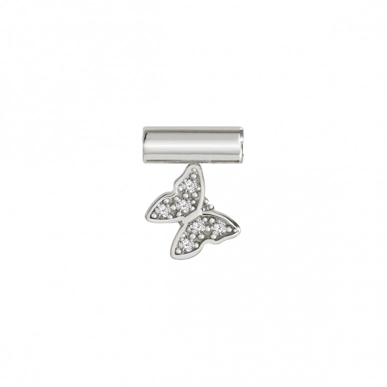 Pendente Seimia, Prata 925, Borboleta Zirc�nias