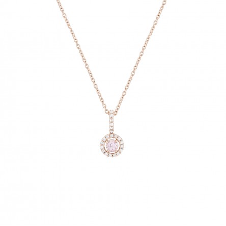 Love In Rose Solitaire I Necklace