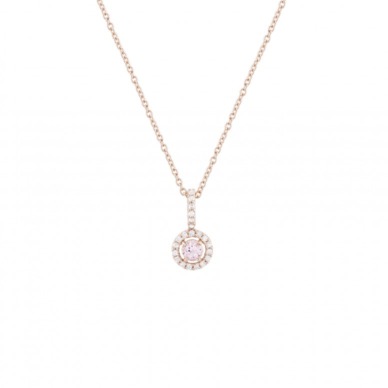 Love In Rose Solitaire I Necklace