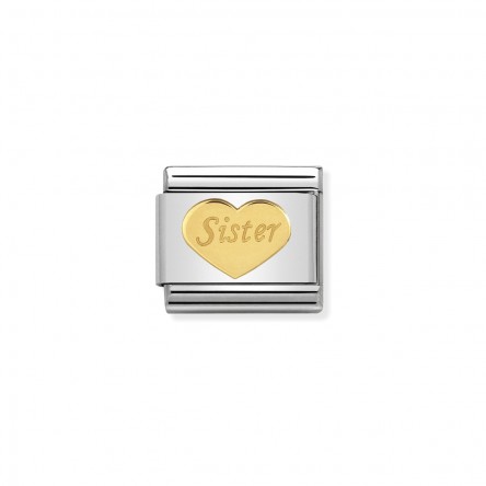 18K Gold Heart Charm (Sister)