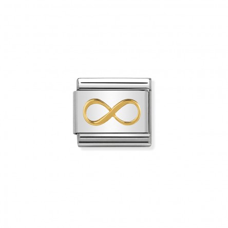 Charm Link, Ouro 18K, Infinito