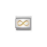 Charm Link Nomination, Ouro 18K, Infinito