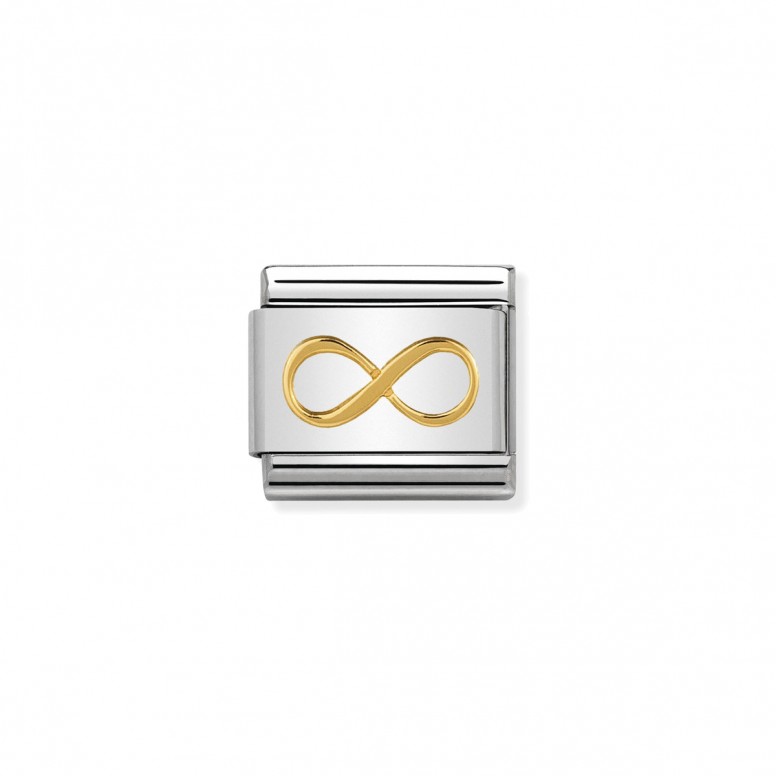 Charm Link, Ouro 18K, Infinito