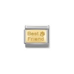 Charm Link Oro 18K Pata del Mejor Amigo