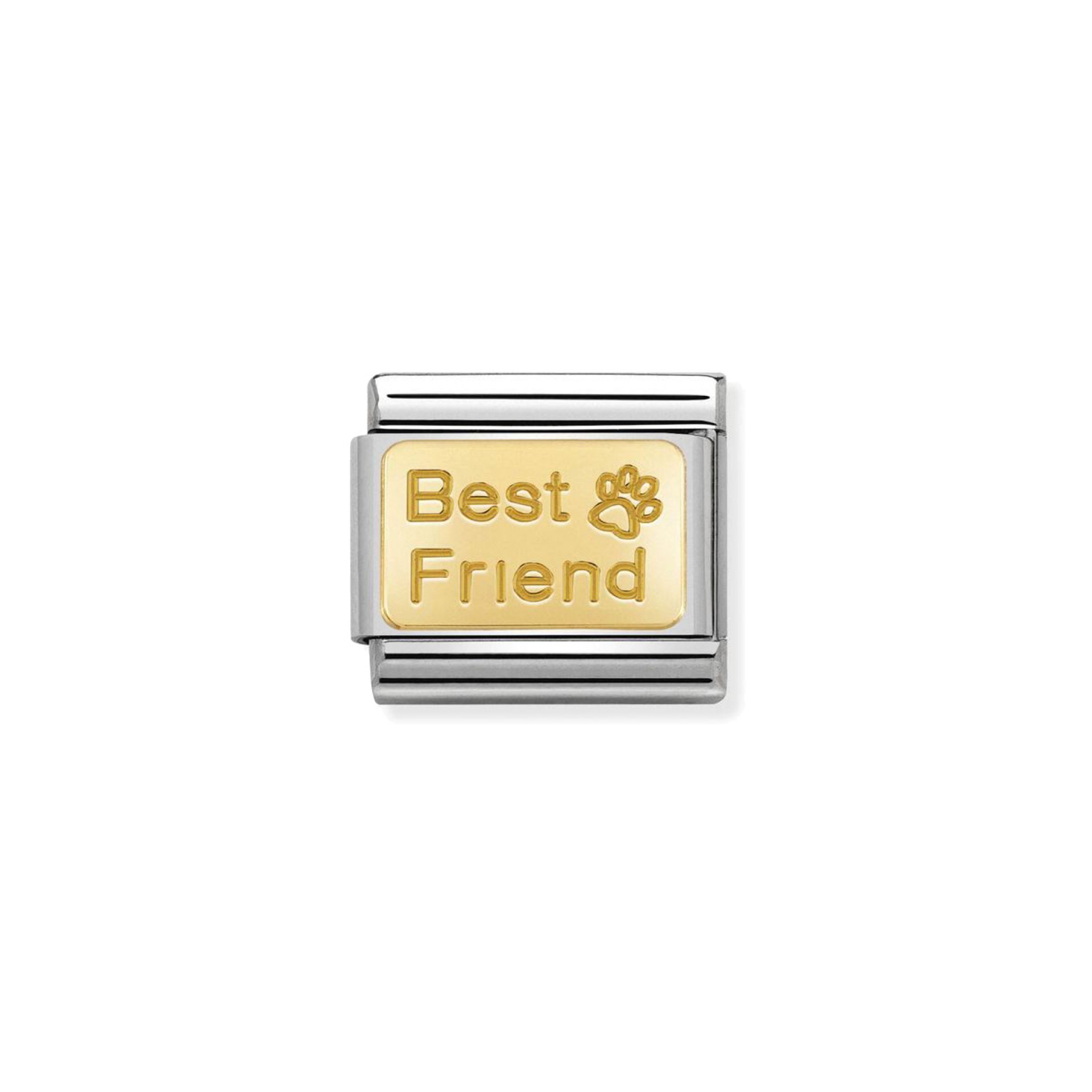 Charm Link, Ouro 18K, Pata Do Melhor Amigo