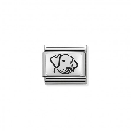 926 Silver Dog Charm