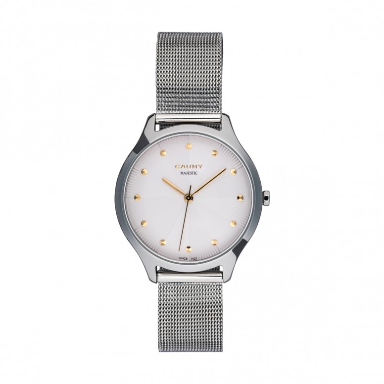 Majestic Paterns Silver Watch