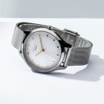 Majestic Paterns Silver Watch