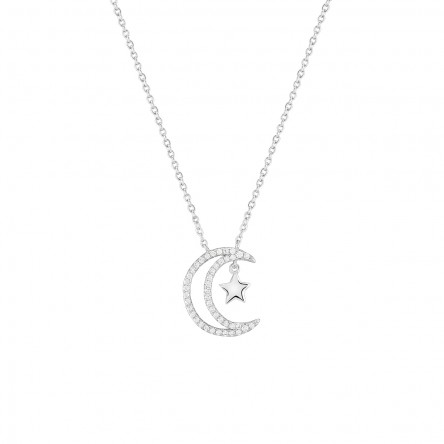 Matchy Moon & Tiny Star Necklace