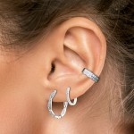 Ear Cuff Shinny II Silver
