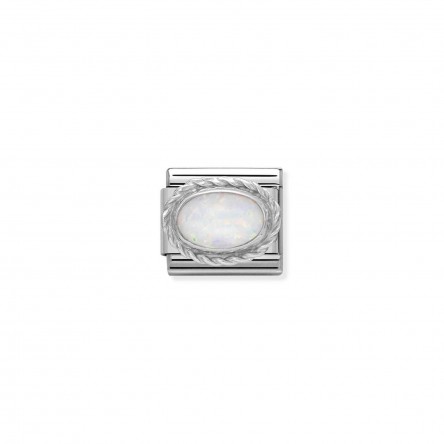 White Opal Charm