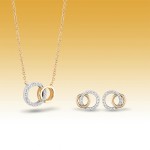 Colar Two Circles I Ouro 18K