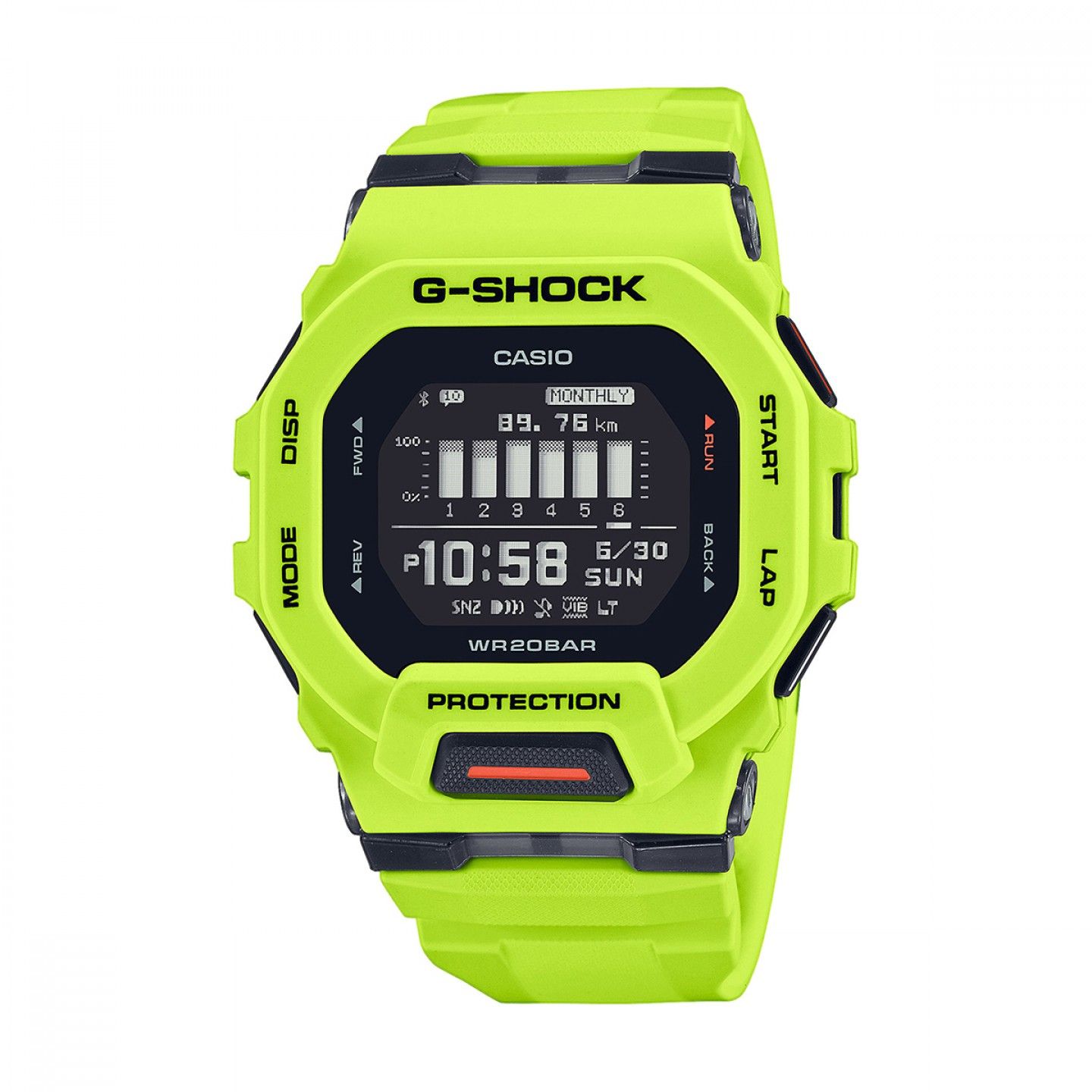 Relógio Casio G-Shock G-Squad Amarelo