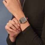 Vintage Edgy Silver Watch