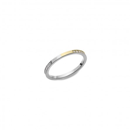 London 25 Silver & Gold Ring