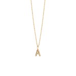 Pendente Bow Gold - Letter A