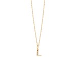 Pendente Bow Gold - Letter L