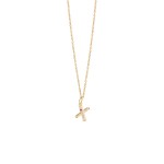 Pendente Ouro 18K - Letter X