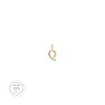 Pendente Bow Gold - Letter Q