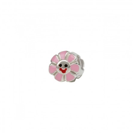 Flower Smile Kidz Silver Charm