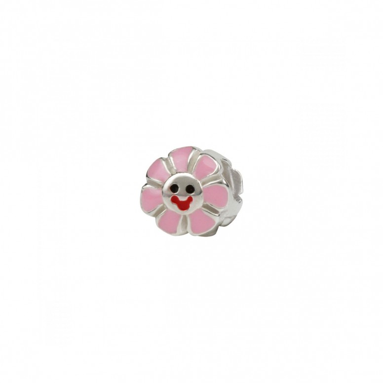 Flower Smile Kidz Silver Charm