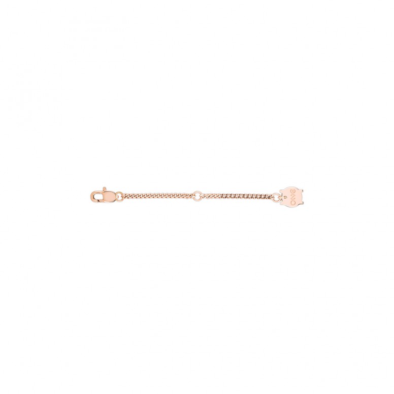 Extensor Colar Neckmess Ouro Rosa