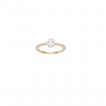 Oval I 18K Gold Topaz Ring