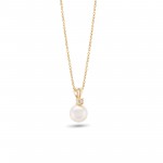 Pendente Pearl & Solitaire I Ouro 18K