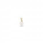Pendente Bow Pearl & Solitaire I
