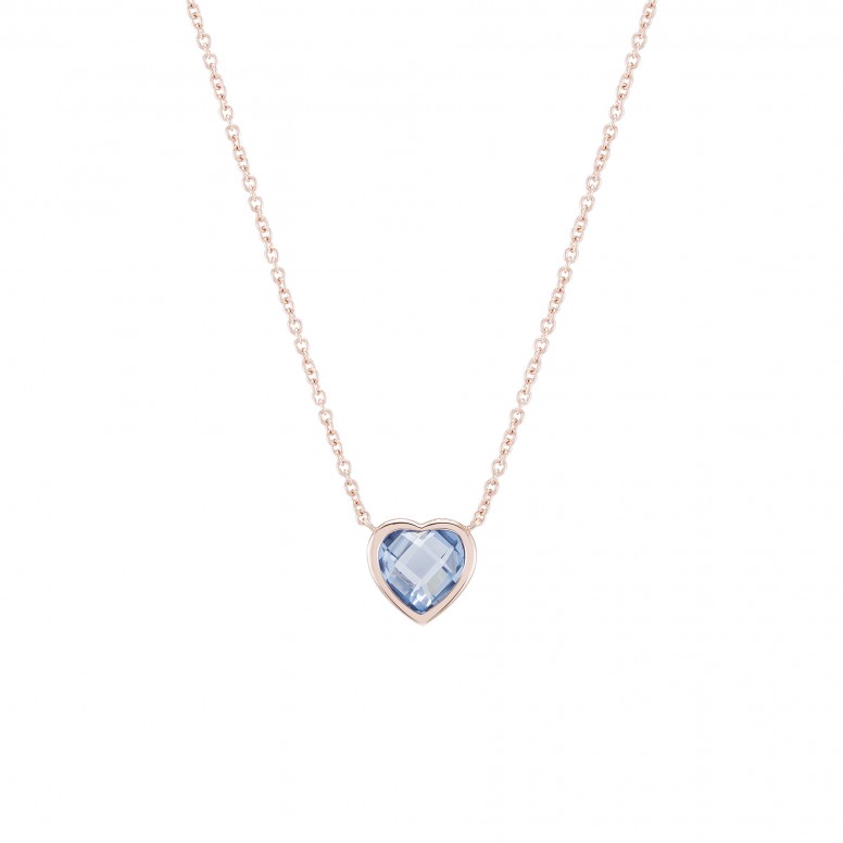 Collar Blue Heart