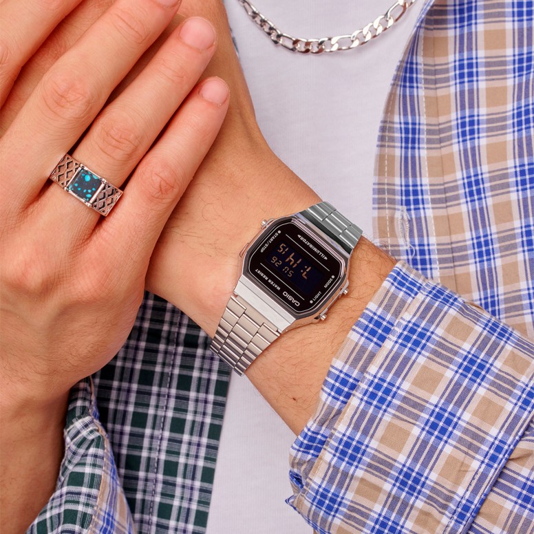 Rel�gio Vintage Iconic Prateado