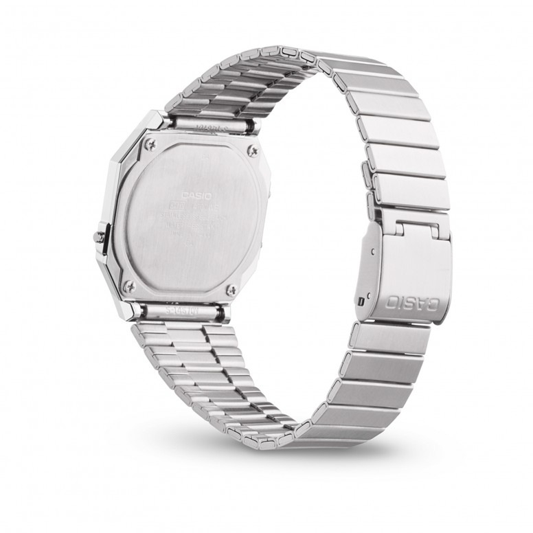 Vintage Edgy Silver Watch
